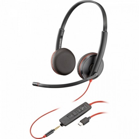 Zestaw słuchawkowy Blackwire C3225 Stereo USB-C (Bulk) 80S04A6 Zestaw słuchawkowy Blackwire C3225 Stereo USB-C (Bulk) 80S04A6