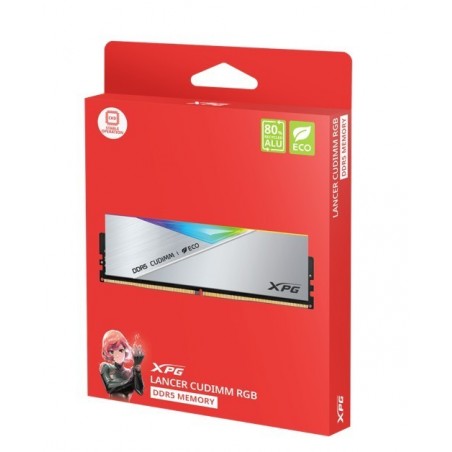 Pamięć XPG Lancer RGB DDR5 9200 CUDIMM 48GB (2x24) CL42 Pamięć XPG Lancer RGB DDR5 9200 CUDIMM 48GB (2x24) CL42