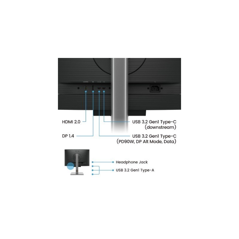 Monitor 24 cale RD240Q WQXGA 5ms/IPS/1200:1/HDMI/DP 