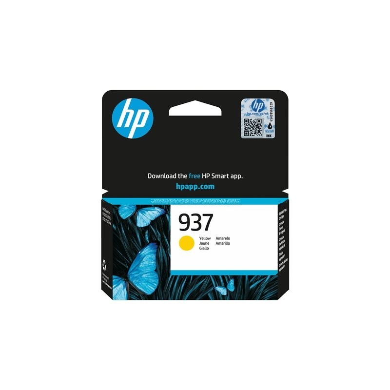 HP 937 Yellow Original Ink Cartridge