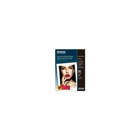 EPSON C13S041342 Papier Epson Archival matte 192g A4 50ark EPSON C13S041342 Papier Epson Archival matte 192g A4 50ark