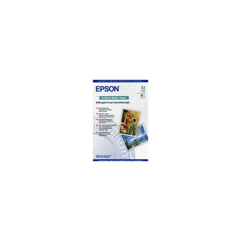 EPSON C13S041344 Papier Epson Archival matte 192g A3 50ark