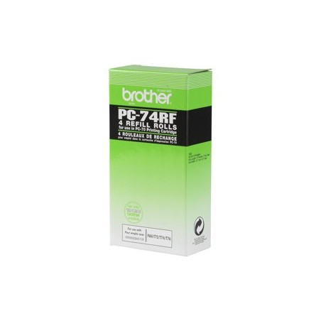 BROTHER PC74 4x thermotransferroll Fax-T72 -T74 -T76 -T78 -T92 -T94 -T96 -T98 -T102 -T104 -T106 BROTHER PC74 4x thermotransferroll Fax-T72 -T74 -T76 -T78 -T92 -T94 -T96 -T98 -T102 -T104 -T106