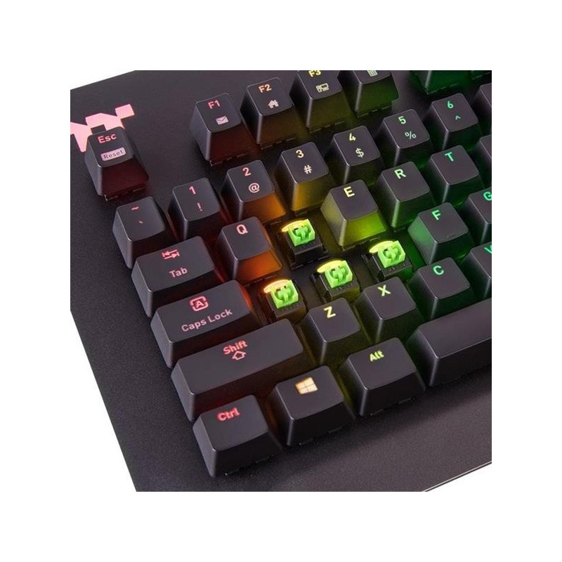 Klawiatura gamingowa Level 20 RGB Black Razer Green Klawiatura gamingowa Level 20 RGB Black Razer Green