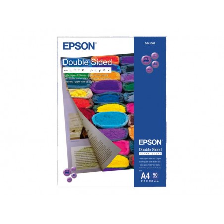 EPSON C13S041569 Papier Epson Double Sided matte 178g A4 50ark EPSON C13S041569 Papier Epson Double Sided matte 178g A4 50ark