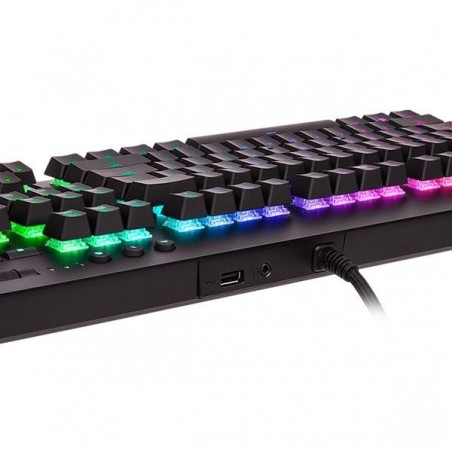 Klawiatura gamingowa - Tt eSports Level 20 GT RGB Black Razer Green Klawiatura gamingowa - Tt eSports Level 20 GT RGB Black Razer Green