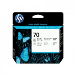 HP 70 original printhead black and light grey standard capacity 1-pack