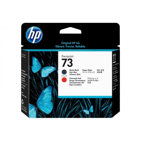HP 73 printhead chromatic red matte black and chromatic red 1-pack HP 73 printhead chromatic red matte black and chromatic red 1-pack