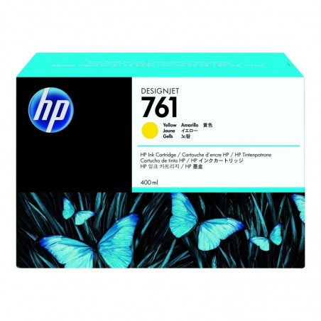 HP 761 original ink cartridge yellow standard capacity 400ml 1-pack HP 761 original ink cartridge yellow standard capacity 400ml 1-pack