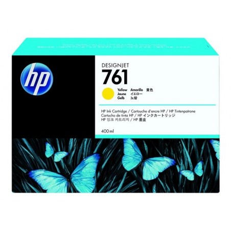 HP 761 original ink cartridge yellow standard capacity 400ml 1-pack HP 761 original ink cartridge yellow standard capacity 400ml 1-pack
