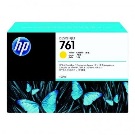 HP 761 original ink cartridge yellow standard capacity 400ml 1-pack HP 761 original ink cartridge yellow standard capacity 400ml 1-pack