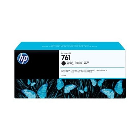 HP 761 original ink cartridge matte black standard capacity 775ml 1-pack HP 761 original ink cartridge matte black standard capacity 775ml 1-pack