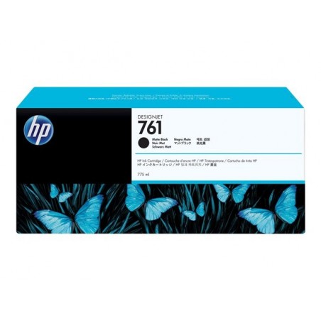 HP 761 original ink cartridge matte black standard capacity 775ml 1-pack HP 761 original ink cartridge matte black standard capacity 775ml 1-pack