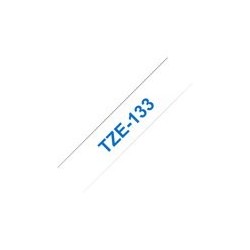 BROTHER TZE133 Taśma Brother 12mm BLUE ON CLEAR BROTHER TZE133 Taśma Brother 12mm BLUE ON CLEAR