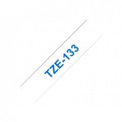 BROTHER TZE133 Taśma Brother 12mm BLUE ON CLEAR BROTHER TZE133 Taśma Brother 12mm BLUE ON CLEAR