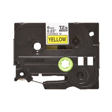 BROTHER TZEFX611 Taśma Brother 6mm BLACK ON YELLOW FLEXIBLE ID BROTHER TZEFX611 Taśma Brother 6mm BLACK ON YELLOW FLEXIBLE ID