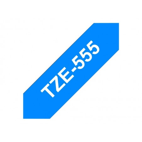 BROTHER TZE555 Taśma Brother 24mm WHITE ON BLUE BROTHER TZE555 Taśma Brother 24mm WHITE ON BLUE