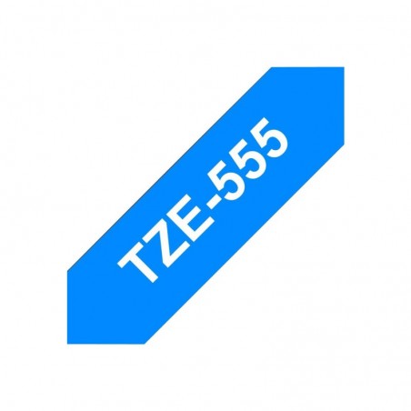 BROTHER TZE555 Taśma Brother 24mm WHITE ON BLUE BROTHER TZE555 Taśma Brother 24mm WHITE ON BLUE