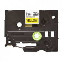 BROTHER TZEFX621 Taśma Brother 9mm BLACK ON YELLOW FLEXIBLE ID BROTHER TZEFX621 Taśma Brother 9mm BLACK ON YELLOW FLEXIBLE ID