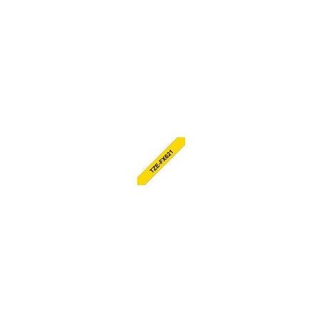 BROTHER TZEFX621 Taśma Brother 9mm BLACK ON YELLOW FLEXIBLE ID BROTHER TZEFX621 Taśma Brother 9mm BLACK ON YELLOW FLEXIBLE ID
