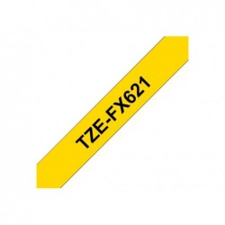 BROTHER TZEFX621 Taśma Brother 9mm BLACK ON YELLOW FLEXIBLE ID BROTHER TZEFX621 Taśma Brother 9mm BLACK ON YELLOW FLEXIBLE ID