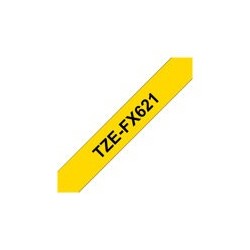 BROTHER TZEFX621 Taśma Brother 9mm BLACK ON YELLOW FLEXIBLE ID BROTHER TZEFX621 Taśma Brother 9mm BLACK ON YELLOW FLEXIBLE ID