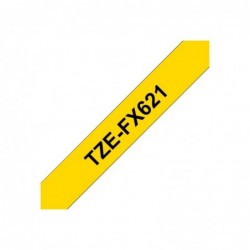 BROTHER TZEFX621 Taśma Brother 9mm BLACK ON YELLOW FLEXIBLE ID BROTHER TZEFX621 Taśma Brother 9mm BLACK ON YELLOW FLEXIBLE ID