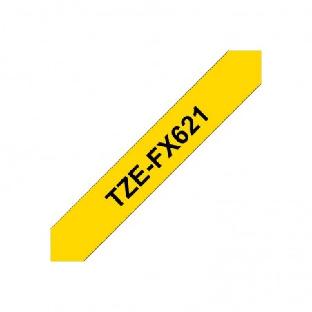 BROTHER TZEFX621 Taśma Brother 9mm BLACK ON YELLOW FLEXIBLE ID BROTHER TZEFX621 Taśma Brother 9mm BLACK ON YELLOW FLEXIBLE ID