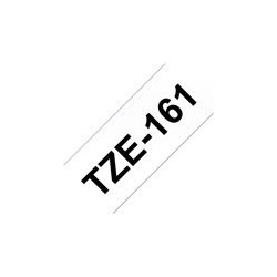 BROTHER TZE161 Taśma Brother 36mm BLACK ON CLEAR BROTHER TZE161 Taśma Brother 36mm BLACK ON CLEAR