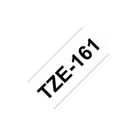 BROTHER TZE161 Taśma Brother 36mm BLACK ON CLEAR BROTHER TZE161 Taśma Brother 36mm BLACK ON CLEAR