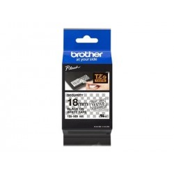 BROTHER TZESE4 Taśma Brother 18mm BLACK ON WHITESECURITY TAPE BROTHER TZESE4 Taśma Brother 18mm BLACK ON WHITESECURITY TAPE