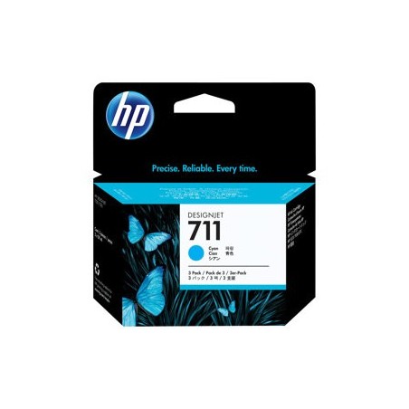 HP CZ134A Tusz HP 711 cyan 3x29ml HP CZ134A Tusz HP 711 cyan 3x29ml