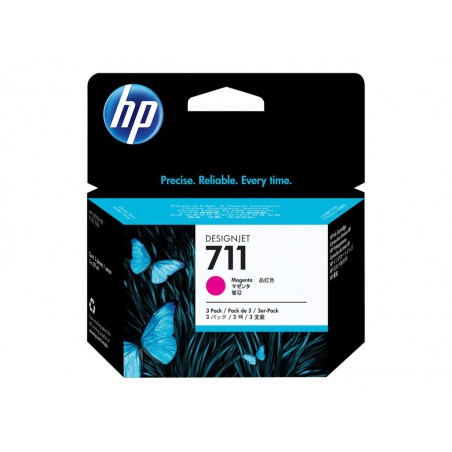 HP CZ135A Tusz HP 711 magenta 3x29ml HP CZ135A Tusz HP 711 magenta 3x29ml