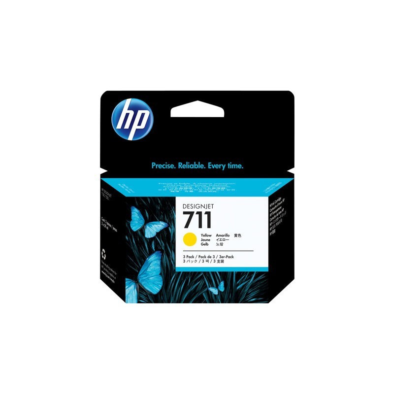 HP CZ136A Tusz HP 711 yellow 3x29ml