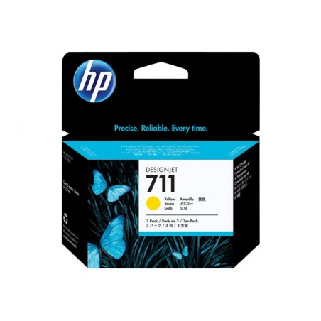 HP CZ136A Tusz HP 711 yellow 3x29ml