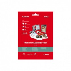 CANON 2xPhotoframe / Calender 2x white envelopes Canon Photo Paper Plus Glossy II (PP-201) 20 Sheet CANON 2xPhotoframe / Calender 2x white envelopes Canon Photo Paper Plus Glossy II (PP-201) 20 Sheet