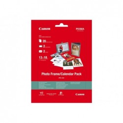 CANON 2xPhotoframe / Calender 2x white envelopes Canon Photo Paper Plus Glossy II (PP-201) 20 Sheet CANON 2xPhotoframe / Calender 2x white envelopes Canon Photo Paper Plus Glossy II (PP-201) 20 Sheet