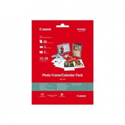 CANON 2xPhotoframe / Calender 2x white envelopes Canon Photo Paper Plus Glossy II (PP-201) 20 Sheet CANON 2xPhotoframe / Calender 2x white envelopes Canon Photo Paper Plus Glossy II (PP-201) 20 Sheet