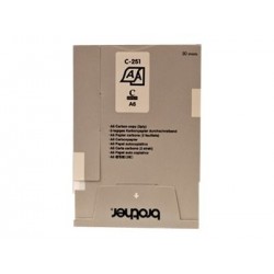 BROTHER PAPIER CARBONE 2 Tabs 20X30 Sheets BROTHER PAPIER CARBONE 2 Tabs 20X30 Sheets