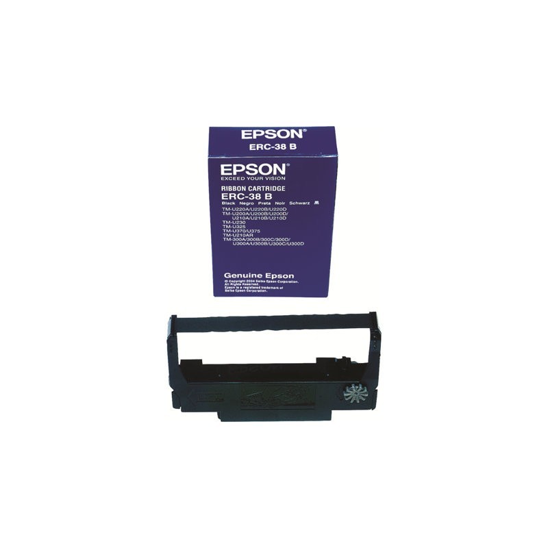 EPSON C43S015374 Taśma Epson black ERC38B TM-U200/U210/U220/U230/U300/U375 EPSON C43S015374 Taśma Epson black ERC38B TM-U200/U210/U220/U230/U300/U375