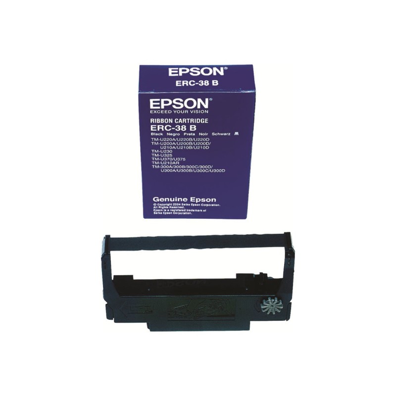 EPSON C43S015374 Taśma Epson black ERC38B TM-U200/U210/U220/U230/U300/U375 EPSON C43S015374 Taśma Epson black ERC38B TM-U200/U210/U220/U230/U300/U375