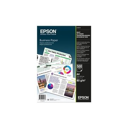 EPSON C13S450075 Papier Epson Business 80g A4 500 ark. EPSON C13S450075 Papier Epson Business 80g A4 500 ark.