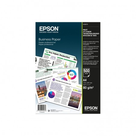 EPSON C13S450075 Papier Epson Business 80g A4 500 ark. EPSON C13S450075 Papier Epson Business 80g A4 500 ark.