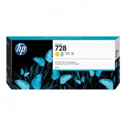 HP 728 300-ml Yellow Ink Cartridge HP 728 300-ml Yellow Ink Cartridge