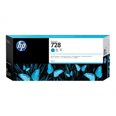 HP 728 300-ml Cyan Ink Cartridge HP 728 300-ml Cyan Ink Cartridge