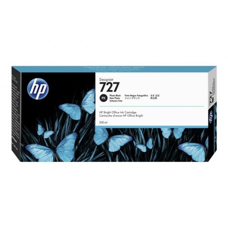 HP 727 300-ml Ink Cartridge Photo Black HP 727 300-ml Ink Cartridge Photo Black