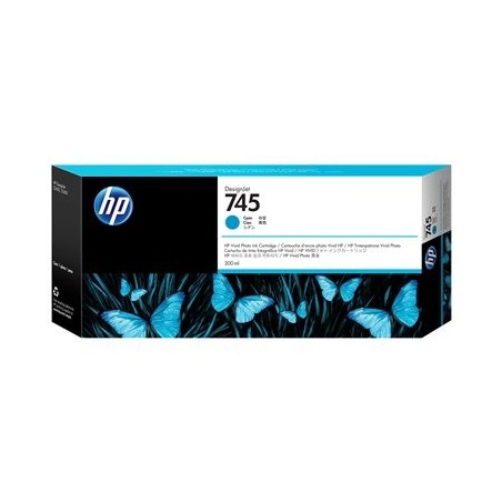 HP F9K03A Tusz HP 745 Cyan 300 ml Pro MFP / Z5600 / Z2600 HP F9K03A Tusz HP 745 Cyan 300 ml Pro MFP / Z5600 / Z2600