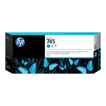 HP F9K03A Tusz HP 745 Cyan 300 ml Pro MFP / Z5600 / Z2600 HP F9K03A Tusz HP 745 Cyan 300 ml Pro MFP / Z5600 / Z2600