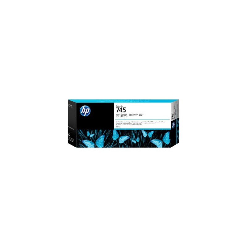 HP F9K04A Tusz HP 745 Black 300 ml Pro MFP / Z5600 / Z2600
