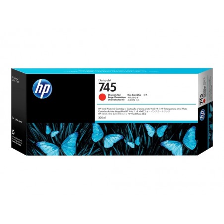 HP F9K06A Tusz HP 745 Chromatic Red 300 ml Pro MFP / Z5600 / Z2600 HP F9K06A Tusz HP 745 Chromatic Red 300 ml Pro MFP / Z5600 / Z2600